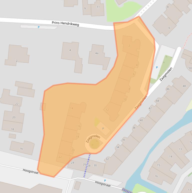 Kaart van postcodegebied 3962GA.