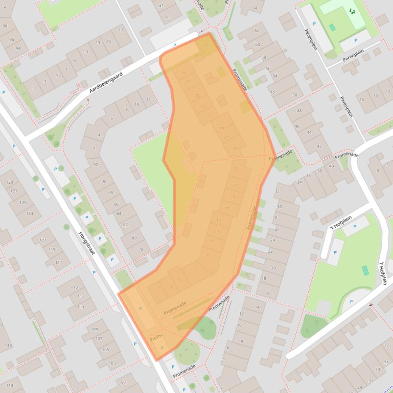 Kaart van postcodegebied 3962HA.