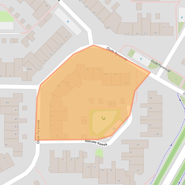 Kaart van postcodegebied 3962HM.