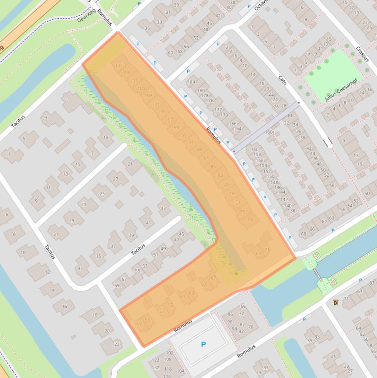 Kaart van postcodegebied 3962LD.