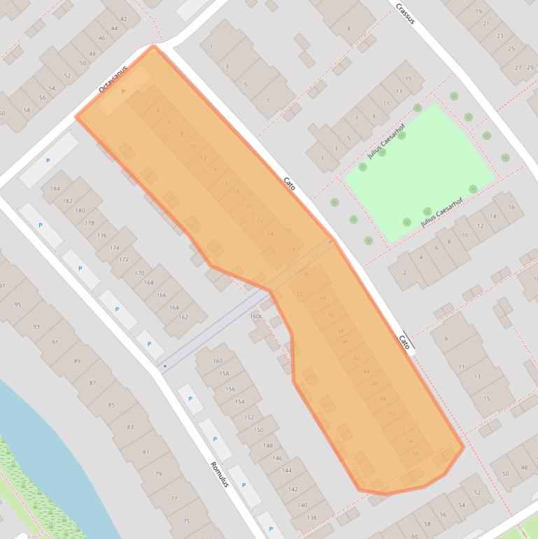 Kaart van postcodegebied 3962LJ.