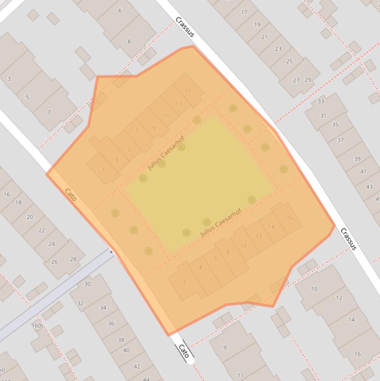 Kaart van postcodegebied 3962LK.