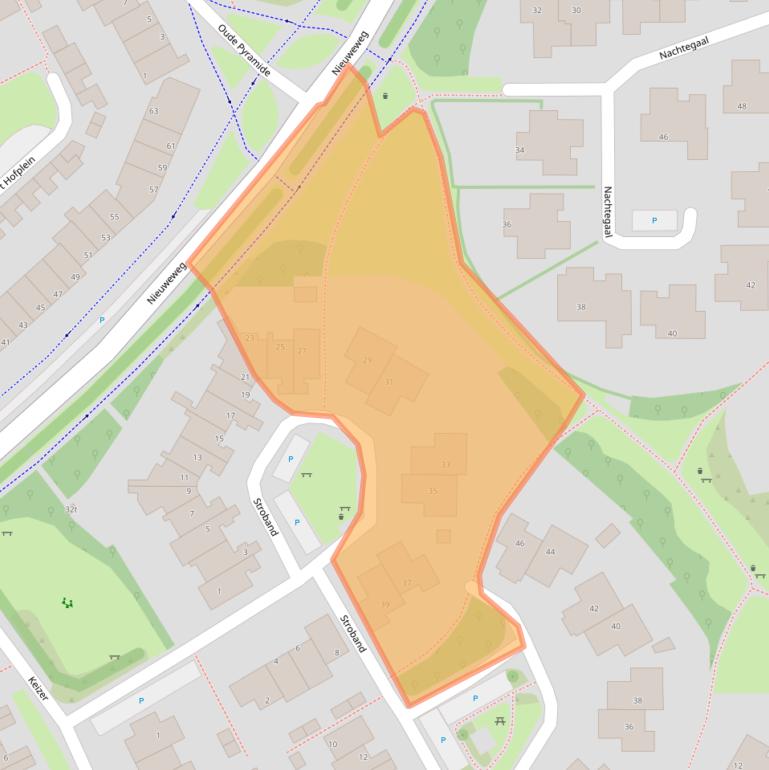 Kaart van postcodegebied 3962TD.