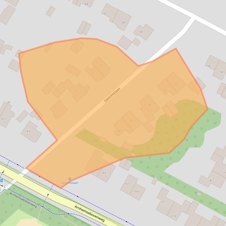 Kaart van postcodegebied 3971BJ.