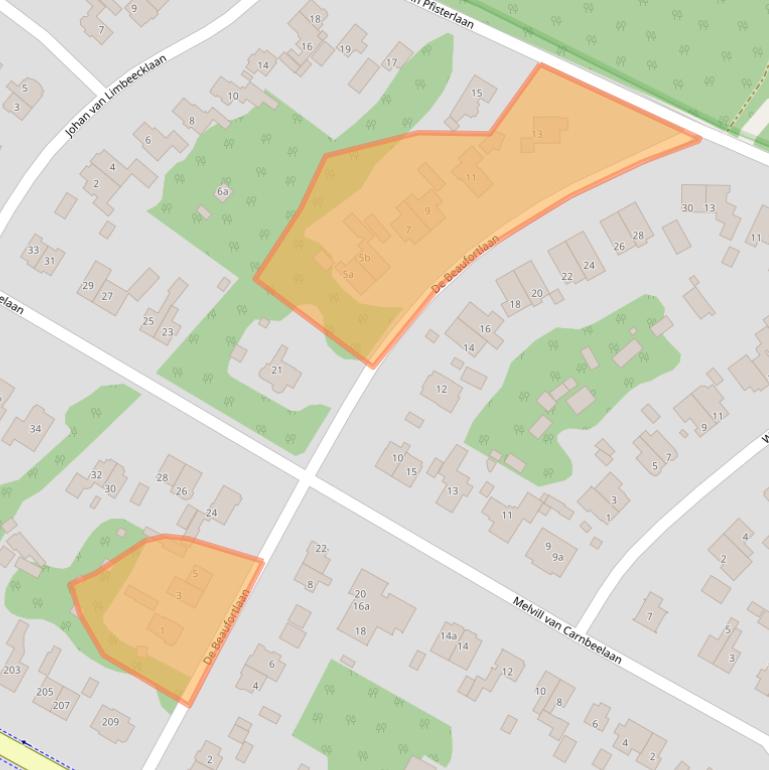 Kaart van postcodegebied 3971BL.