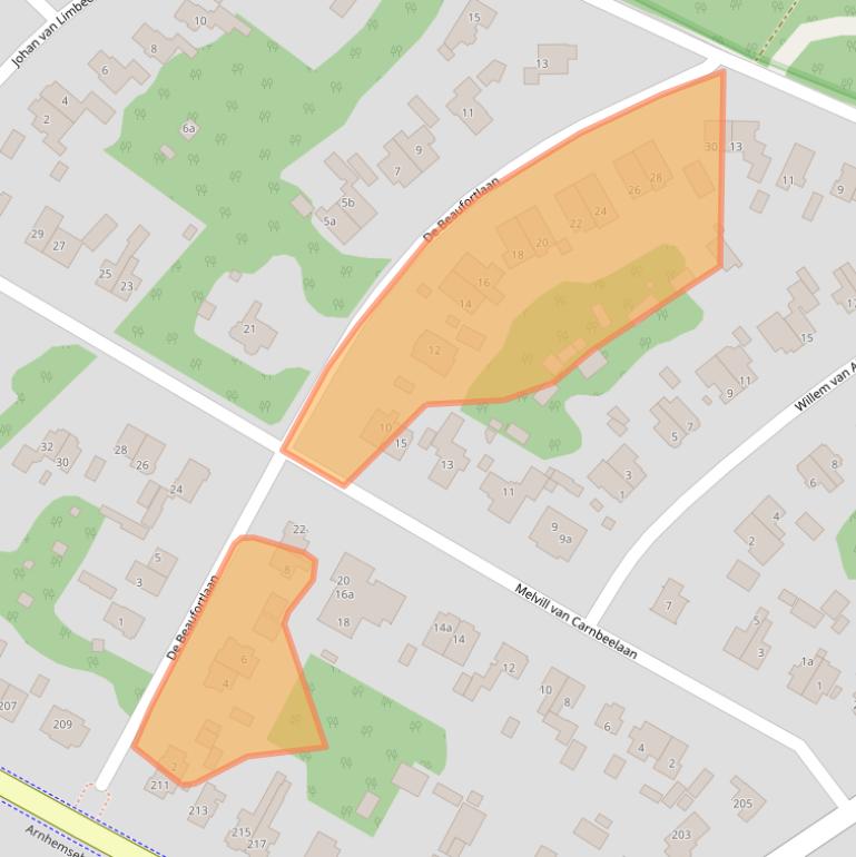 Kaart van postcodegebied 3971BM.