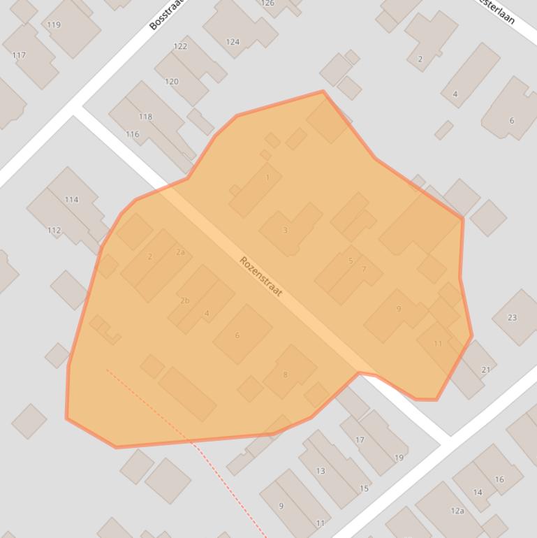 Kaart van postcodegebied 3971CN.