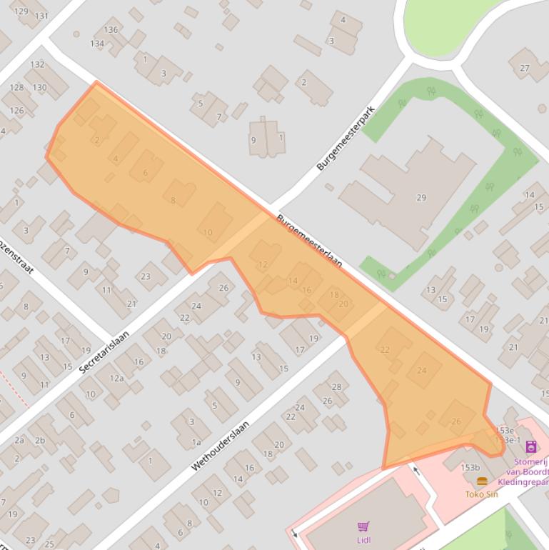 Kaart van postcodegebied 3971CS.