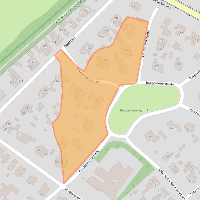 Kaart van postcodegebied 3971CT.