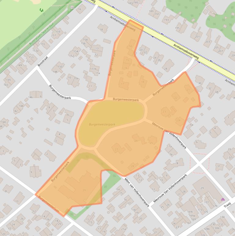 Kaart van postcodegebied 3971CV.