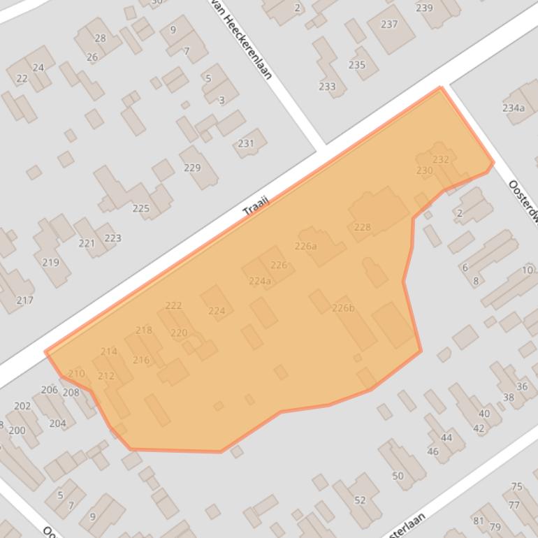 Kaart van postcodegebied 3971GW.