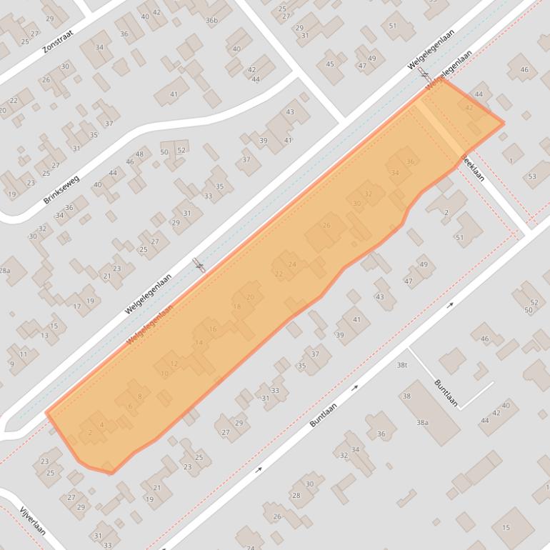 Kaart van postcodegebied 3971HN.