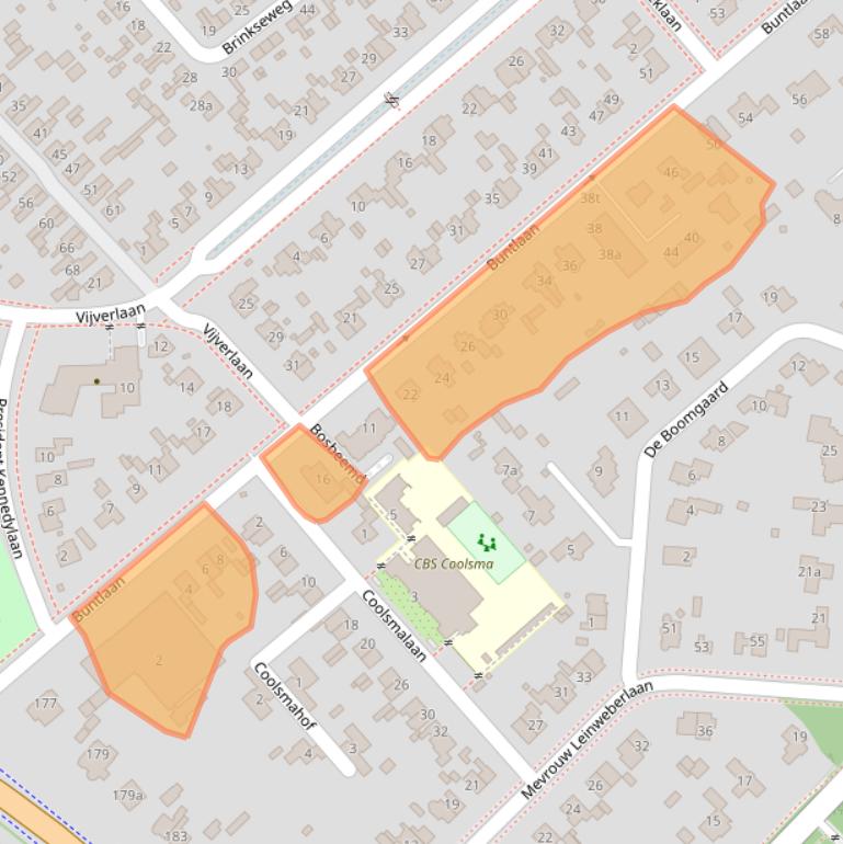 Kaart van postcodegebied 3971JD.