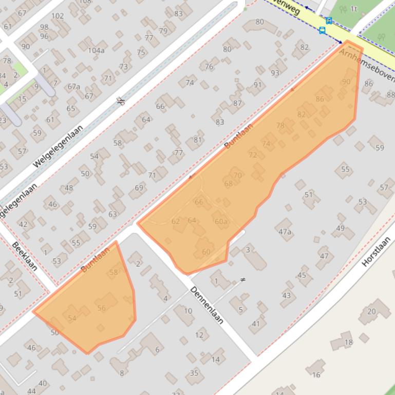 Kaart van postcodegebied 3971JE.