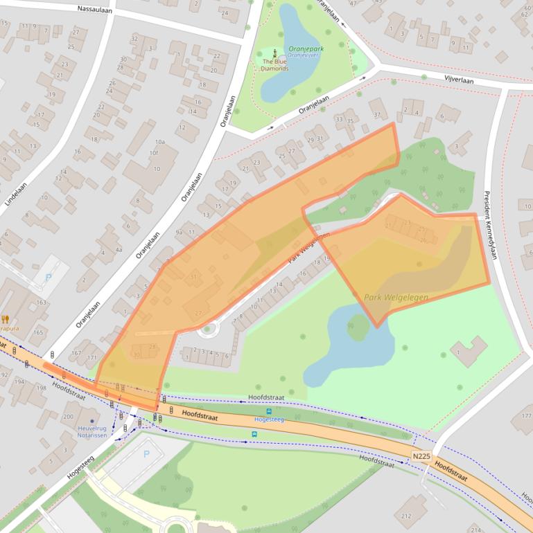 Kaart van postcodegebied 3971KN.