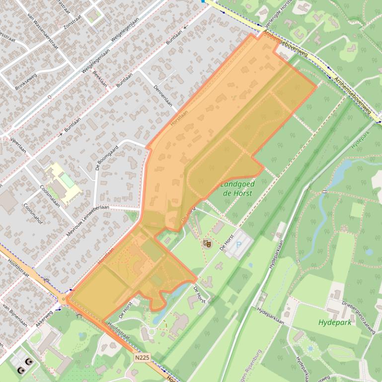 Kaart van postcodegebied 3971LC.