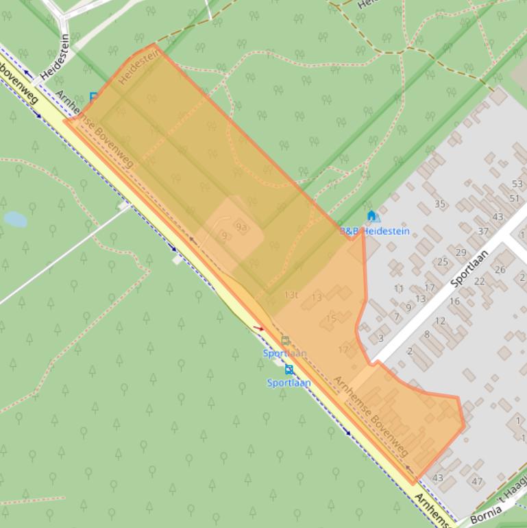 Kaart van postcodegebied 3971MA.
