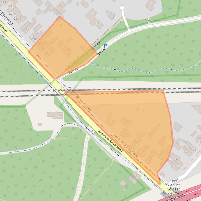 Kaart van postcodegebied 3971MB.