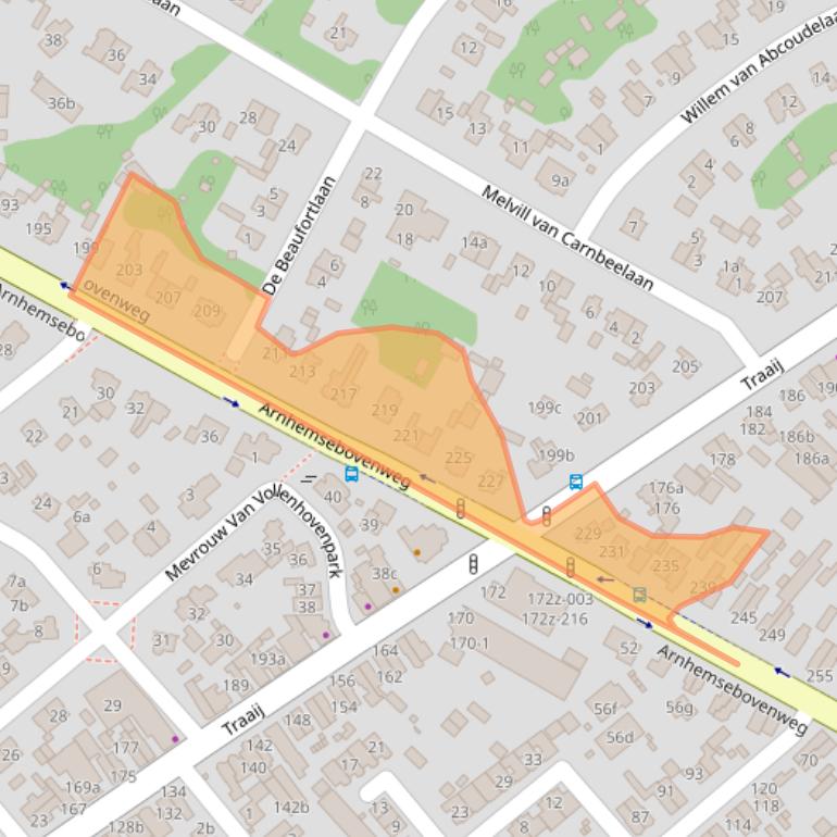 Kaart van postcodegebied 3971MG.