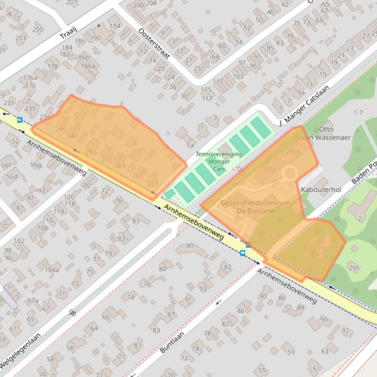 Kaart van postcodegebied 3971MH.