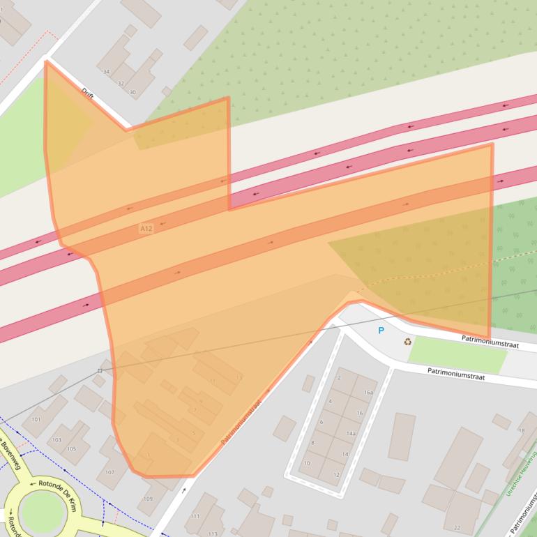 Kaart van postcodegebied 3971MR.