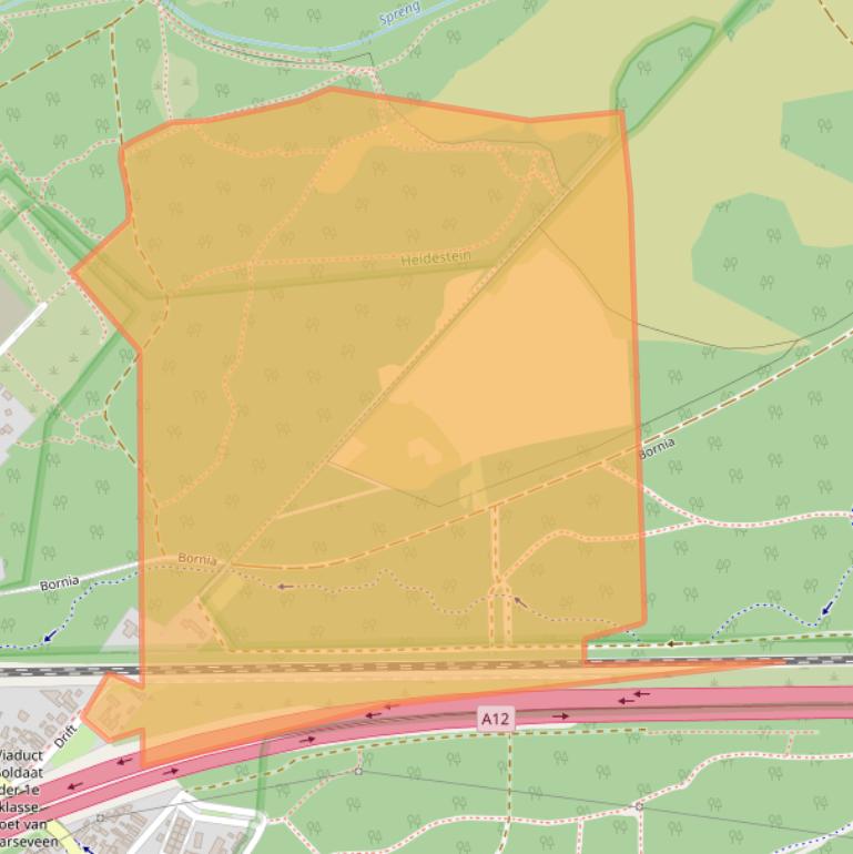 Kaart van postcodegebied 3971MV.