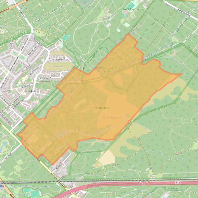 Kaart van postcodegebied 3971ND.