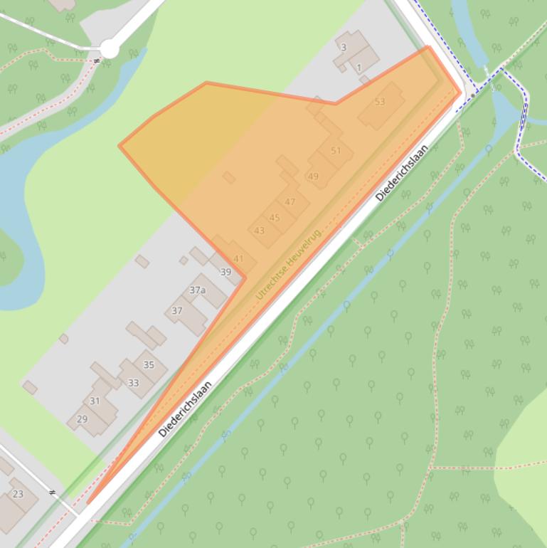 Kaart van postcodegebied 3971PB.