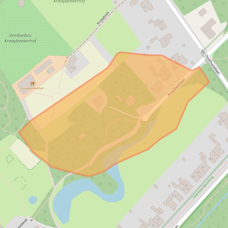 Kaart van postcodegebied 3971PH.