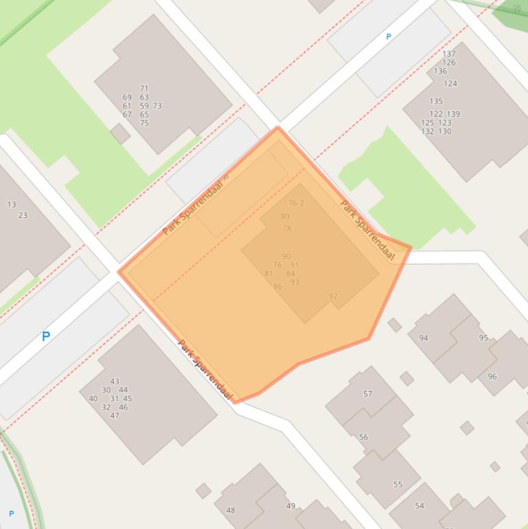 Kaart van postcodegebied 3971SP.