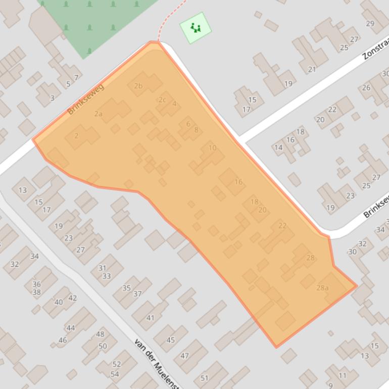 Kaart van postcodegebied 3971VB.