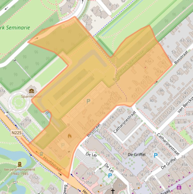 Kaart van postcodegebied 3971XA.