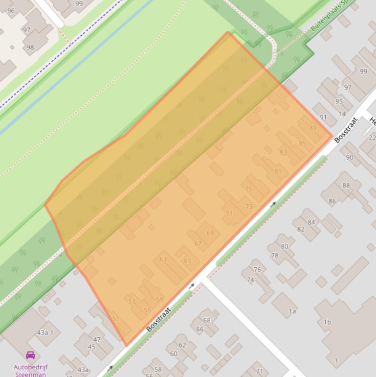 Kaart van postcodegebied 3971XB.