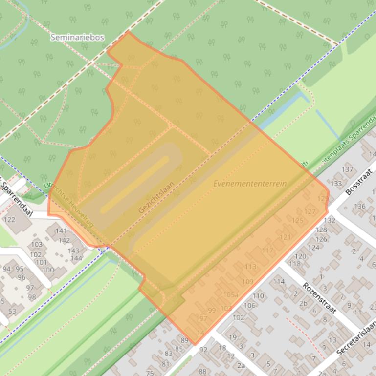 Kaart van postcodegebied 3971XC.