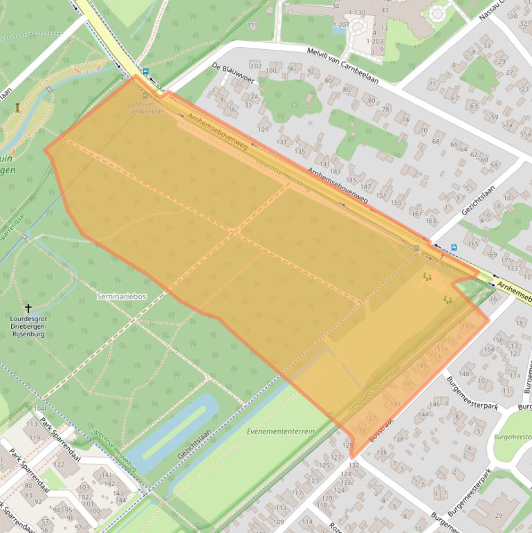 Kaart van postcodegebied 3971XD.