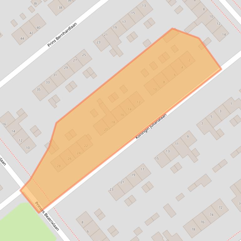 Kaart van postcodegebied 3972AL.