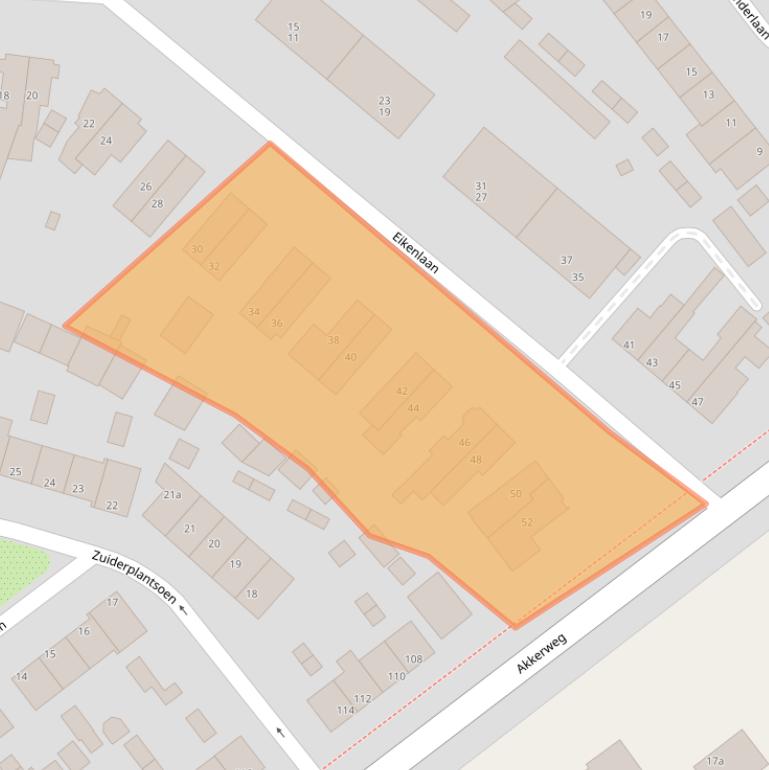 Kaart van postcodegebied 3972AT.