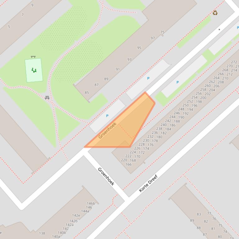 Kaart van postcodegebied 3972CT.