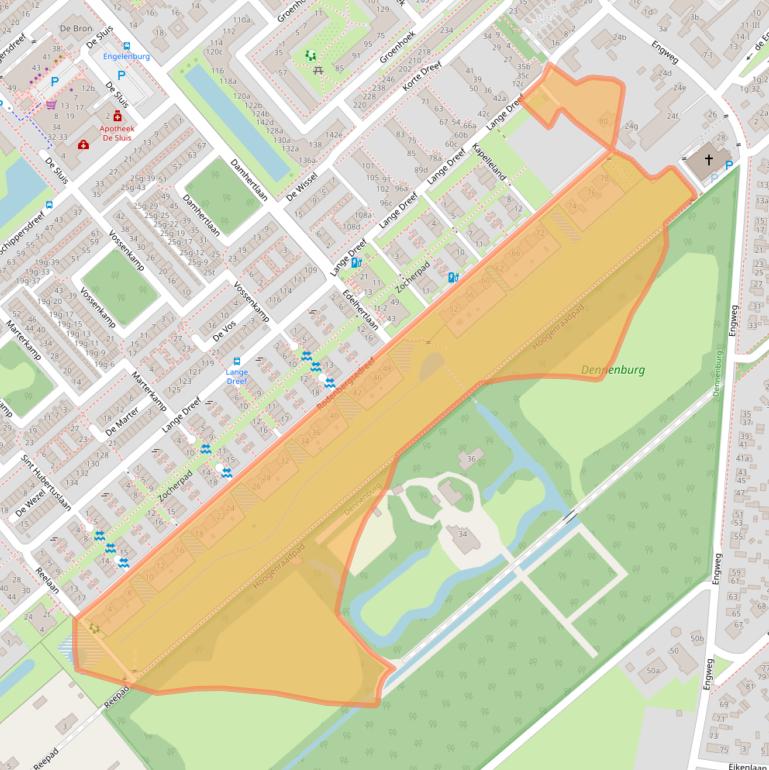 Kaart van postcodegebied 3972DP.