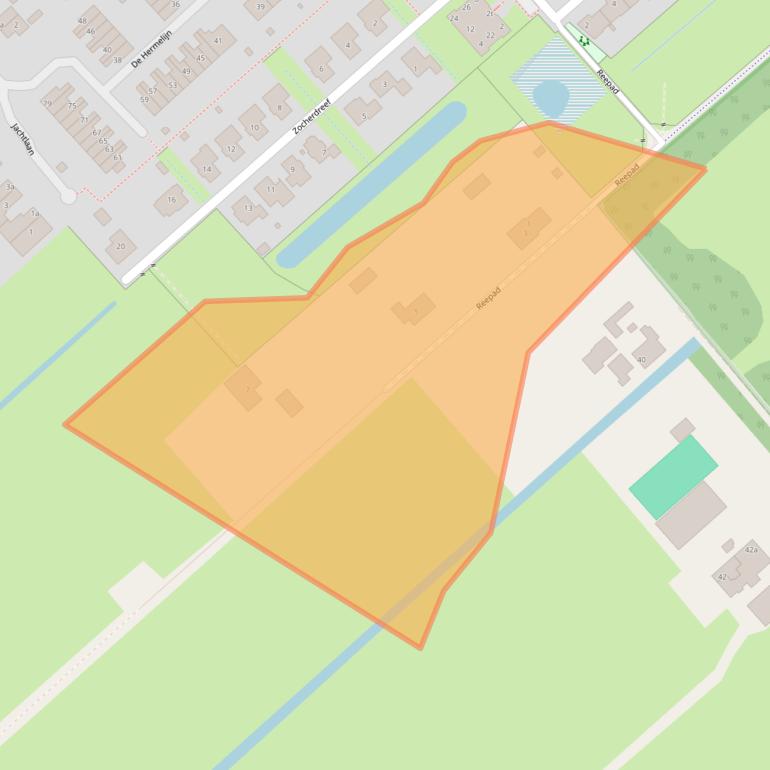 Kaart van postcodegebied 3972DR.