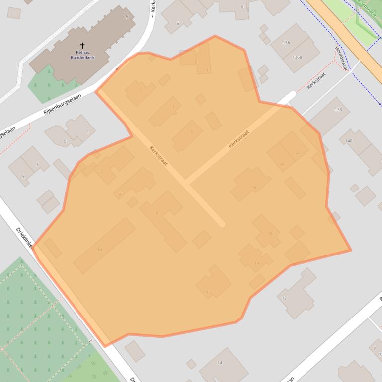 Kaart van postcodegebied 3972EL.