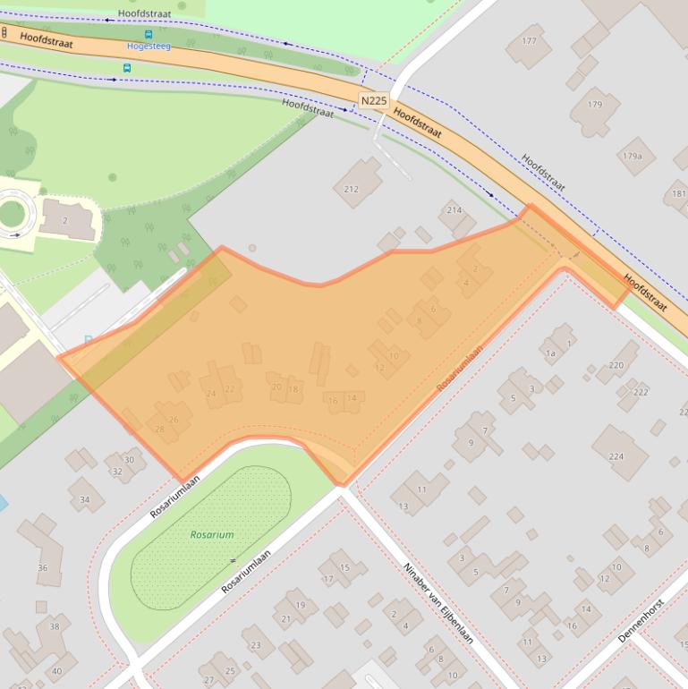 Kaart van postcodegebied 3972GJ.