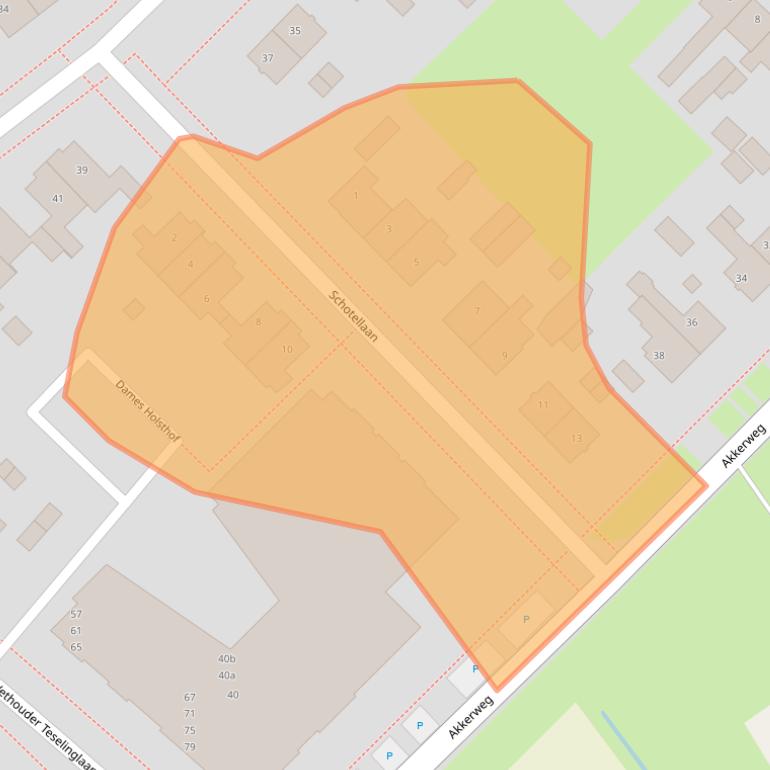 Kaart van postcodegebied 3972GP.