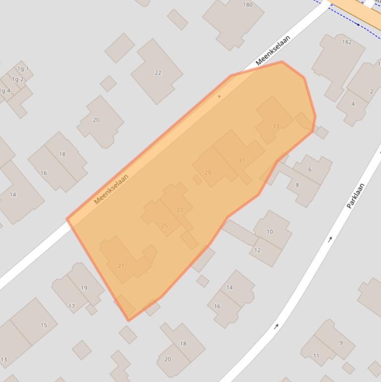 Kaart van postcodegebied 3972JP.