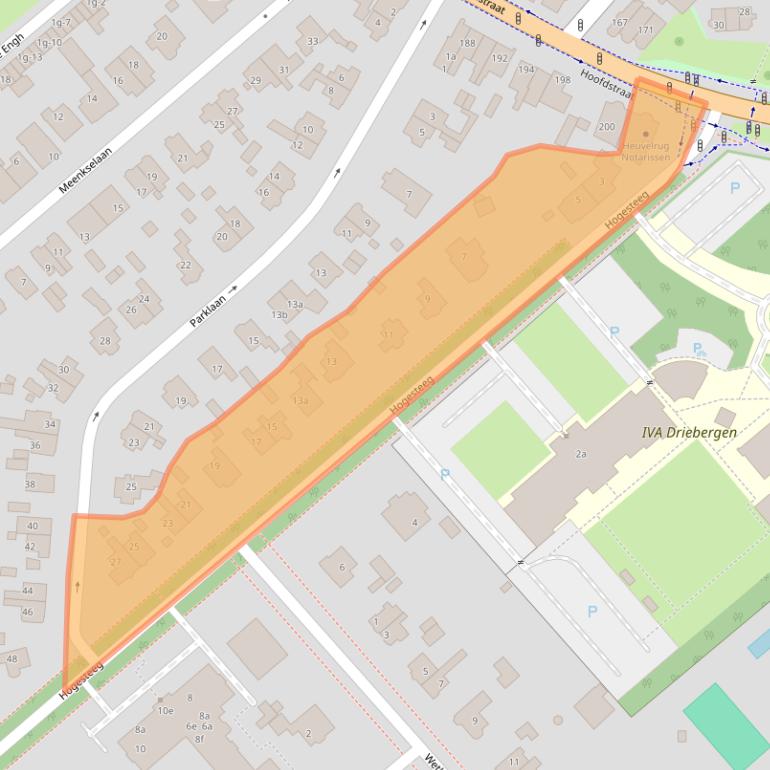 Kaart van postcodegebied 3972JS.