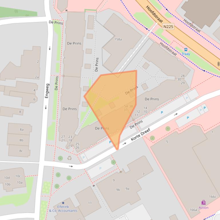 Kaart van postcodegebied 3972LT.