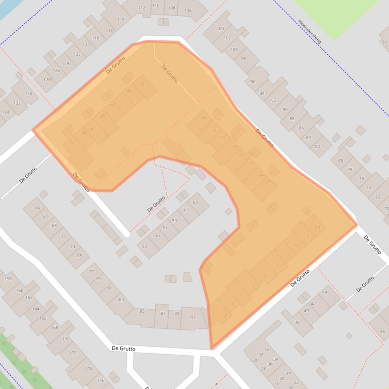 Kaart van postcodegebied 3972PA.