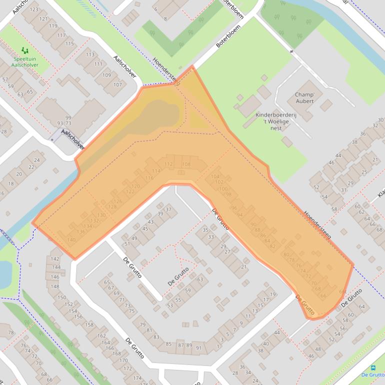 Kaart van postcodegebied 3972PD.