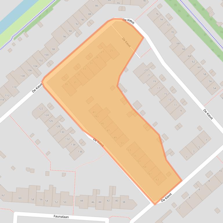 Kaart van postcodegebied 3972PH.