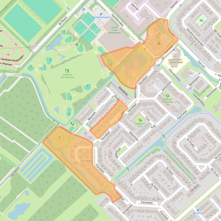 Kaart van postcodegebied 3972PP.